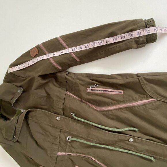 Alamera Khaki Military Style Trench M​​ - Picture 9 of 11